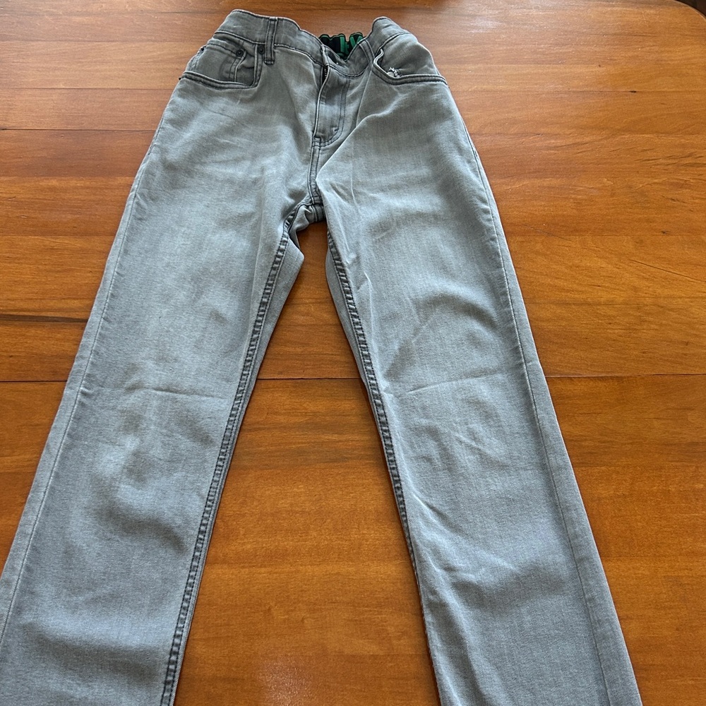 Levi's Boys 511 Slim Fit Boys Jeans Size 18 Light Gray Wash